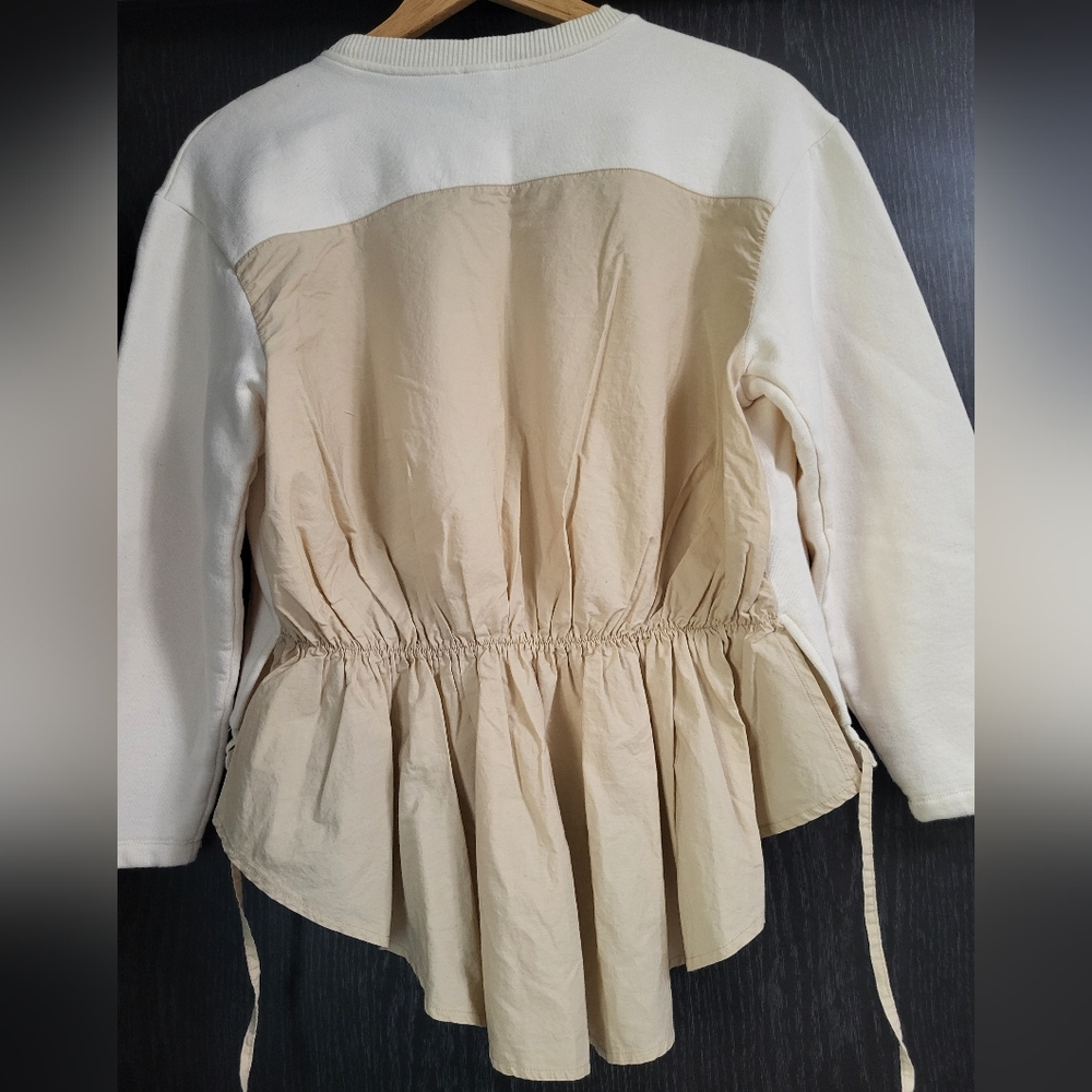 Zara Cream Sweatshirt with Graphic Design - Picture 4 of 11